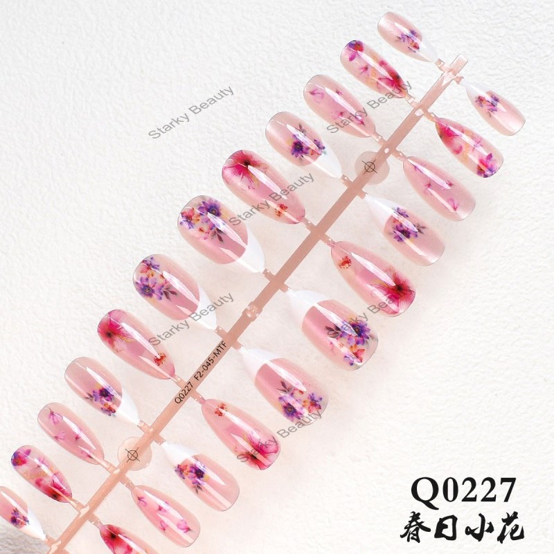 New Gilded Small Flower Wearing Armor Pure Butterfly Rose  Almond Armor