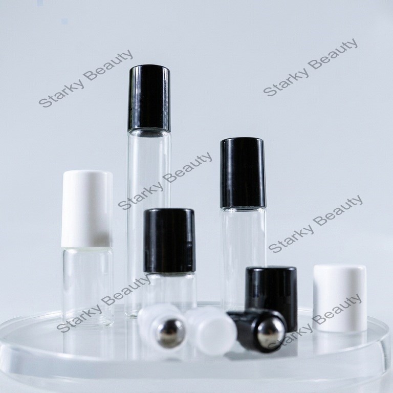Transparent Ball Bottle Glass Ball Bottle Eye Cream Bottle 1ml 2ml 3ml 5ml 10ml
