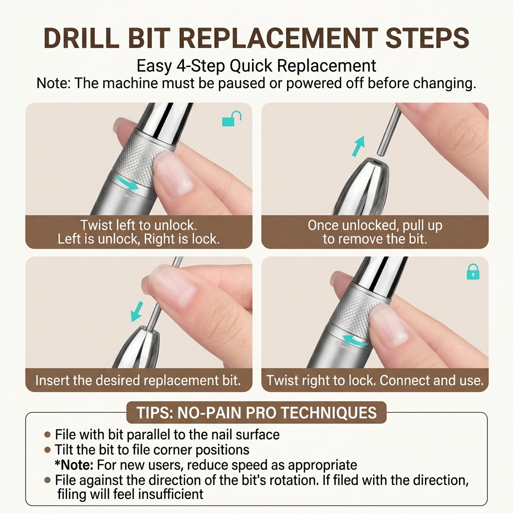 2026 new hollow cup grinding machine, portable and quick nail polish remover, dead skin pre-treatmen